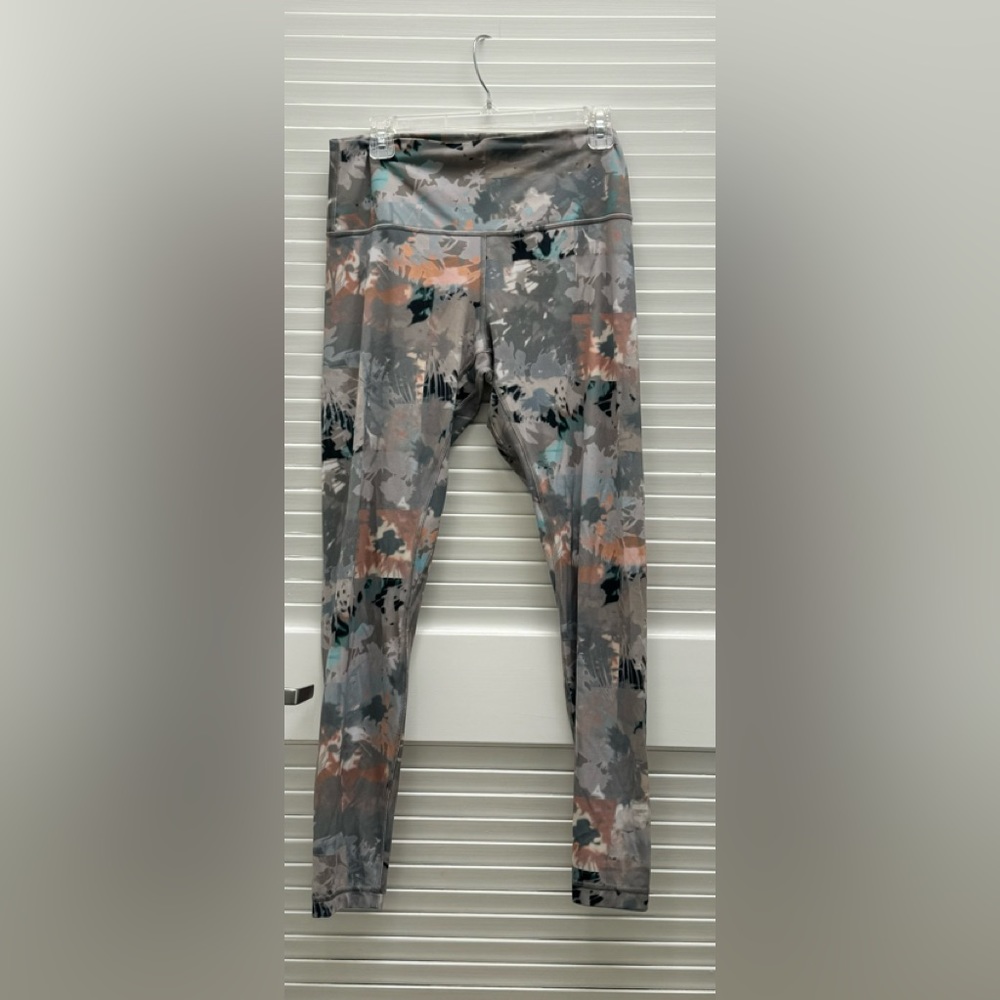Lululemon Align Leggings 28" Sz 12 multicolored tie-dye
